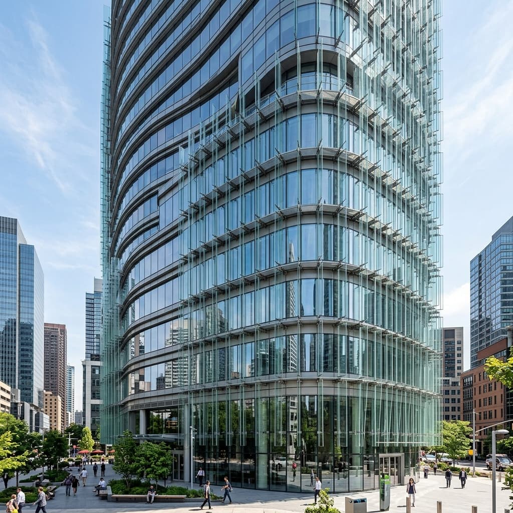 Curved Glass Cultural Center